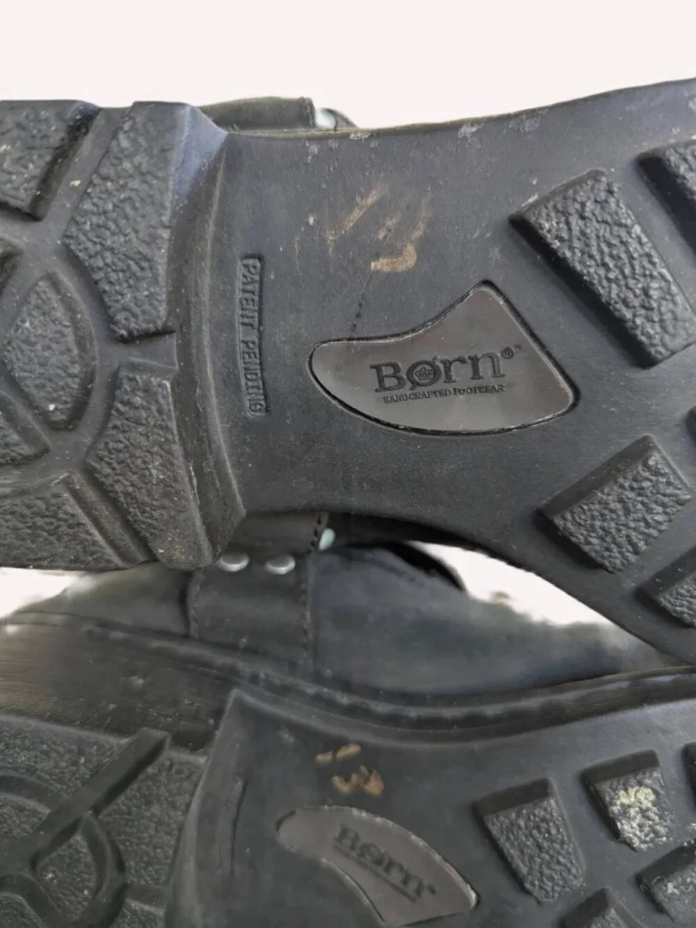 Born Black Leather Women's Pull On Motorcycle Boots - Size 8.5 - Picture 10 of 13